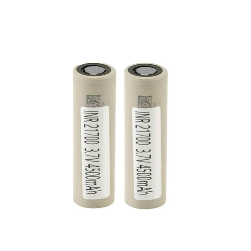 18650 BATTERY STORE Battery Molicel P45B 21700 4500mAh 45A 3.7V Li-Ion Battery (2pcs)