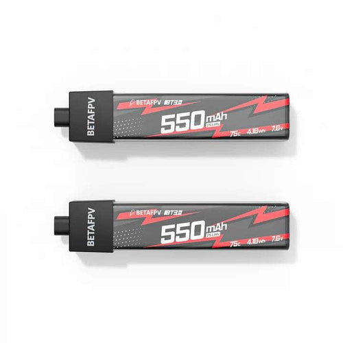 BETAFPV Battery BetaFPV 7.4V 2S 550mAh 75C LiHV Whoop/Micro Battery 2 Pack - BT3.0