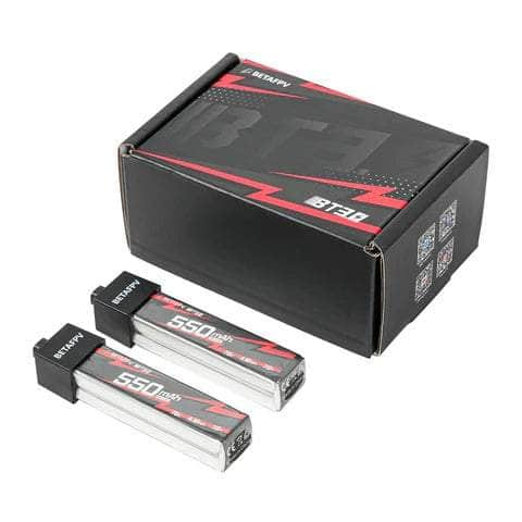 BETAFPV Battery BetaFPV 7.4V 2S 550mAh 75C LiHV Whoop/Micro Battery 2 Pack - BT3.0