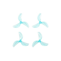 BETAFPV Prop Clear Blue BetaFPV Gemfan 1815 Tri-Blade 45mm Micro/Whoop Prop 4 Pack (1.5mm Shaft) - Choose Your Color