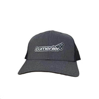 Brain3D Swag Lumenier Logo Retro Trucker Hat - Dark Heather/Black