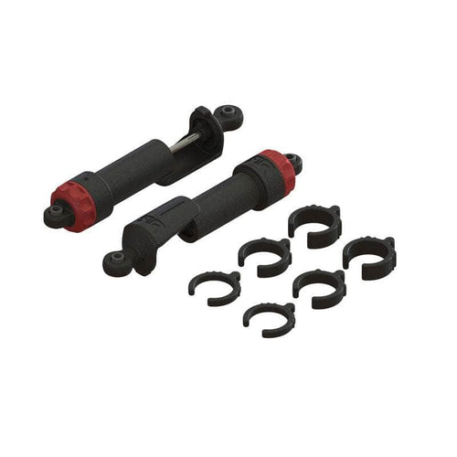 Caloosa Trains And Hobbies Chassis Parts ARA330550, Arrma Mega/BLX 4x4 Front Shock Set (2)