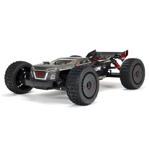 Caloosa Trains And Hobbies Arrma Truggy ARA8707, Arrma Talion 6S BLX Brushless RTR 1/8 Extreme Bash 4WD Truggy (Black) w/DX3 Radio, Smart ESC & AVC