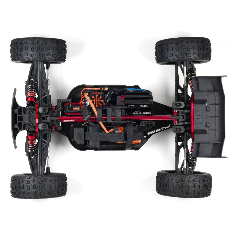 Caloosa Trains And Hobbies Arrma Truggy ARA8707, Arrma Talion 6S BLX Brushless RTR 1/8 Extreme Bash 4WD Truggy (Black) w/DX3 Radio, Smart ESC & AVC