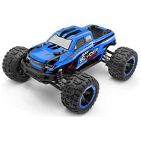 Caloosa Trains And Hobbies RC Monster Truck 4WD Blue BlackZon Slyder Monster Truck (MT) Turbo 1/16 4WD RTR 2S Brushless