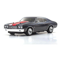 Caloosa Trains And Hobbies R/C Car KYO34416T2, 1/10 EP Fazer Mk2 1970 Chevy Chevelle SS 454 LS6, Tuxedo Black - RTR