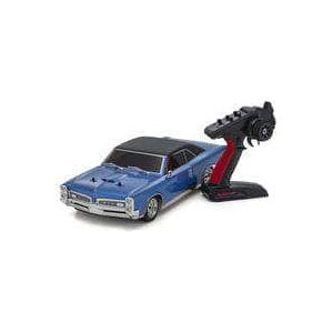 Caloosa Trains And Hobbies R/C On-Road Car KYO34431T2, Kyosho EP Fazer Mk2 FZ02L 1967 Pontiac GTO ReadySet (Tyrol Blue) w/Syncro KT-231P+ - RTR