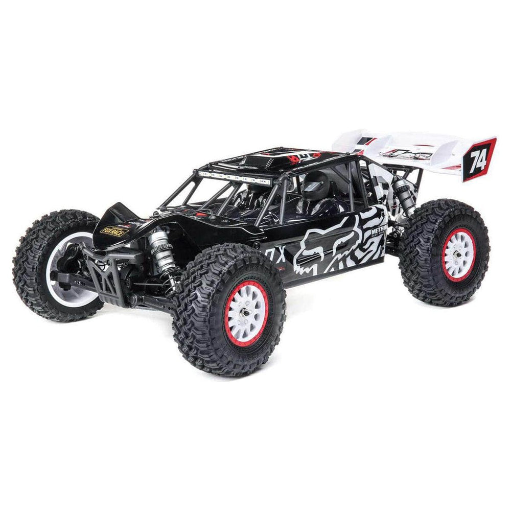 Caloosa Trains And Hobbies LOSI Desert Buggy 4WD Black LOS03027V2, Losi TENACITY DB Pro 1/10 RTR 4WD Brushless Desert Buggy (Fox Racing) w/DX3 Radio, Smart ESC & AVC