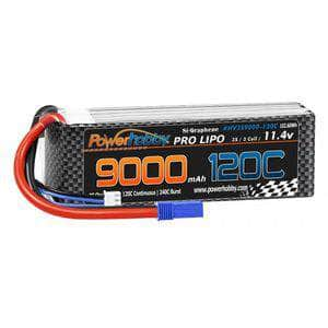 Caloosa Trains And Hobbies Yeah Racing Parts & Accessories PHB3S9000120CEC5, Power Hobby 3S 11.4V 9000mah 120C GRAPHENE + HV Lipo Battery w EC5 Plug