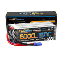 Caloosa Trains And Hobbies RC Battery PHB6S6000150CEC5, XTREME 6S 22.2V 6000mAh 150C-300C LiPo Battery w/ EC5 Plug 6-Cell