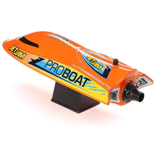 Caloosa Trains And Hobbies R/C Boat PRB08031V2T1, Pro Boat Jet Jam V2 12" Self-Righting Brushed RTR Pool Race Boat (Orange) w/2.4GHz Radio, Battery & Charger