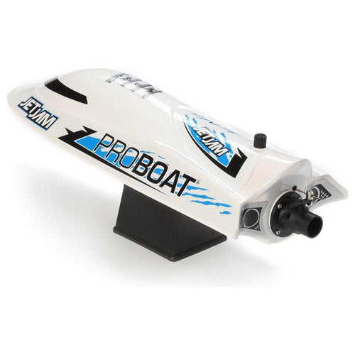 Caloosa Trains And Hobbies R/C Boat PRB08031V2T2, Pro Boat Jet Jam V2 12" Self-Righting Brushed RTR Pool Race Boat (White) w/2.4GHz Radio, Battery & Charger