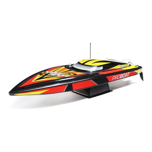 Caloosa Trains And Hobbies R/C Boat Black PRB08032V2T1, Pro Boat Sonicwake 36" Self-Righting RTR Deep-V Brushless Boat (Black) w/Spektrum SLT3 2.4GHz Radio