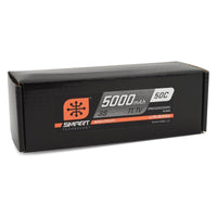 Caloosa Trains And Hobbies Spektrum Batteries & Chargers SPMX50003S50H5, Spektrum RC 3S Smart LiPo Hard Case 50C Battery Pack w/IC5 Connector (11.1V/5000mAh)