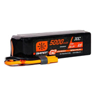 Caloosa Trains And Hobbies Spektrum Batteries & Chargers SPMX56S30, Spektrum RC 6S Smart G2 LiPo 30C Battery Pack (22.2V/5000mAh) w/IC5 Connector