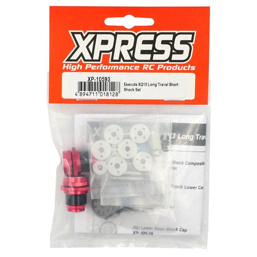 Caloosa Trains And Hobbies Xpress R/C Parts & Accessories XP-10593, Long Travel Short Shock Set V2