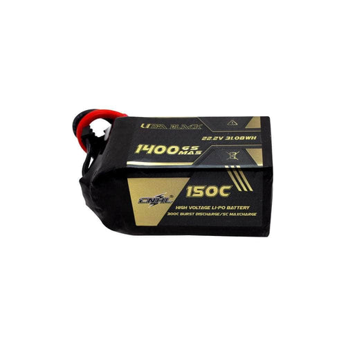 CNHL Battery CNHL Ultra Black Series 22.2V 6S 1400mAh 150C LiPo Battery - XT60