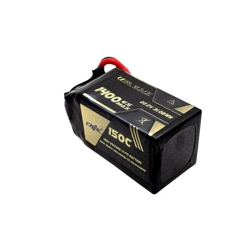 CNHL Battery CNHL Ultra Black Series 22.2V 6S 1400mAh 150C LiPo Battery - XT60