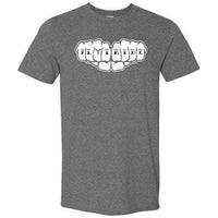 FLY TRIBE MAGAZINE Swag Fly Tribe Knuckle Tattoo T-Shirt - Dark Grey - Choose Your Size