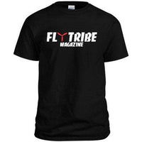 FLY TRIBE MAGAZINE Swag Fly Tribe Magazine FTM Logo T-Shirts - Black - Choose Your Size