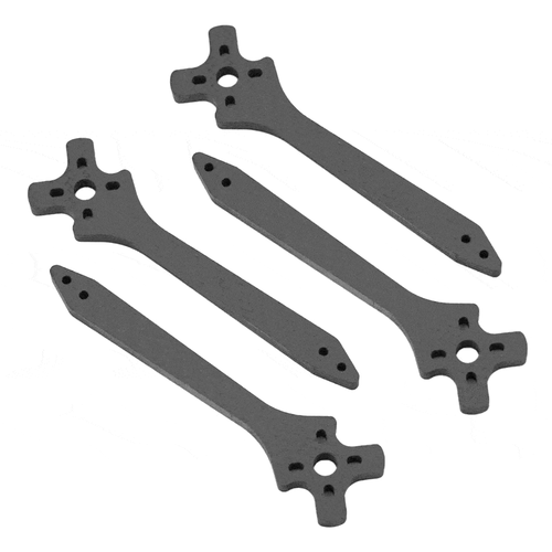 FLYFISH CARBON Frame Part RDQ Source One V5 5" 6mm Arm (4Pcs)