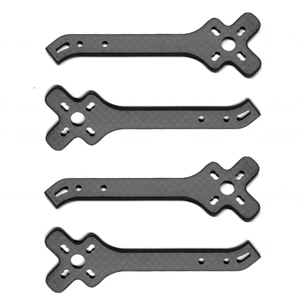 FLYFISH CARBON Frame Part RDQ Source Two V.01 5" Arms (4Pcs)