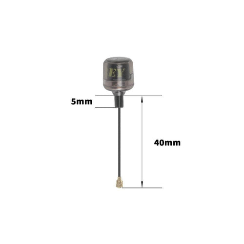 FLYFISH Antenna FlyFishRC Osprey 5.8Ghz 40mm U.FL Antenna - RHCP- Black