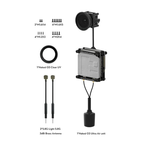 FLYWOO Camera VTX Flywoo Naked O3 Lite Air Unit (w/ Camera, VTX Module & Antennas)