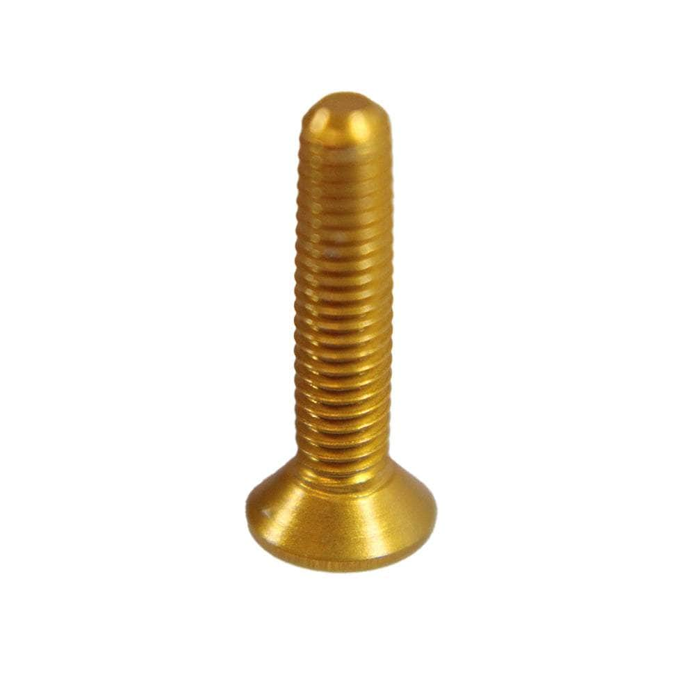 FPVELITE Hardware Gold / 14mm M3 7075 Aluminum Counter Sunk Hex Screw (20PCS) - Choose Your Color & Size