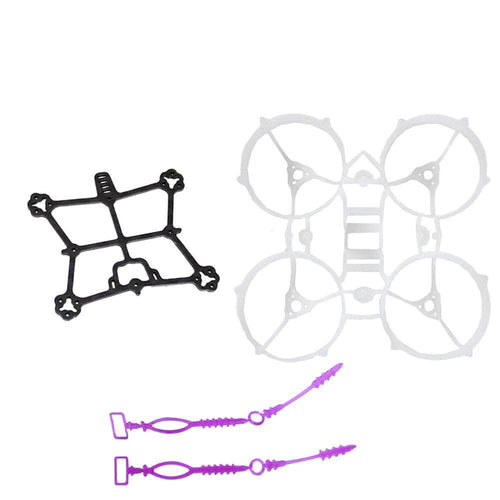 FRACTALENGINEERING Frame Crown Clear Fractal Engineering x weBLEEDfpv Fractal65 Crown Whoop Frame Kit - Choose Your Color