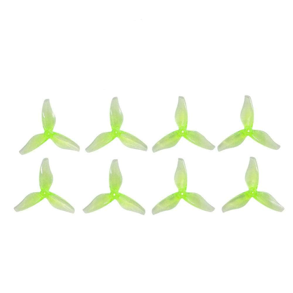 GEMFAN PROPS Yellow Gemfan 2023S Hurricane 3-Blade Propeller (Set of 8)