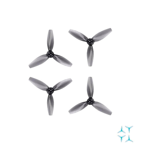 GEMFAN Prop Gemfan 2412 3-Blade Propeller (Set of 8) - 1.5mm Shaft