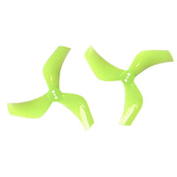 GEMFAN Prop Yellow Gemfan Ducted D75S-3 Tri-Blade 3" Cinewhoop Prop 4 Pack (1.5mm Shaft) - Choose Color