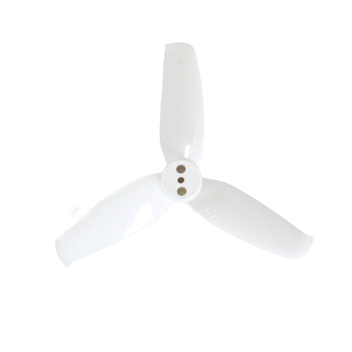 GEMFAN Prop White Gemfan Flash 2540 Tri-Blade 2.5" Prop (1.5mm Shaft) 8 Pack - Choose Your Color