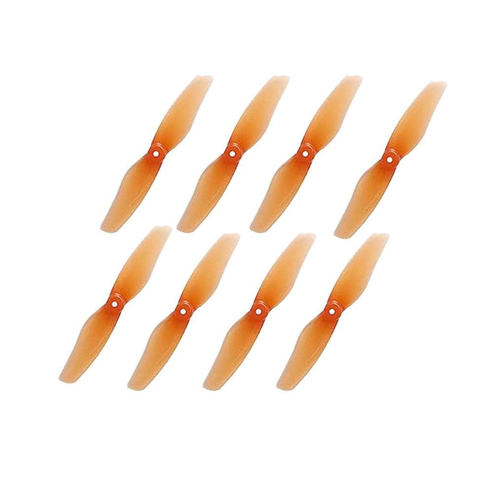 GEMFAN Prop Orange Gemfan Hurricane 2008-2 Durable Bi-Blade 2" Prop 8 Pack (1.5mm Shaft) - Choose Your Color