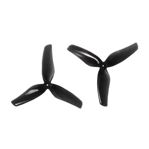 GEMFAN PROPS Gemfan Hurricane 2009 3-Blade Propeller (Set of 8) - 1mm Shaft - Clear Black