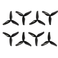 GEMFAN PROPS Gemfan Hurricane 2009 3-Blade Propeller (Set of 8) - 1mm Shaft - Clear Black