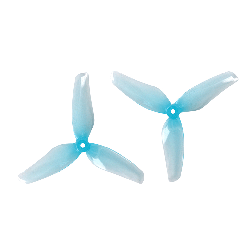 GEMFAN Prop Blue Gemfan Hurricane 2009-3 Durable Tri-Blade 2" Prop 8 Pack (1.5mm Shaft) - Choose Your Color