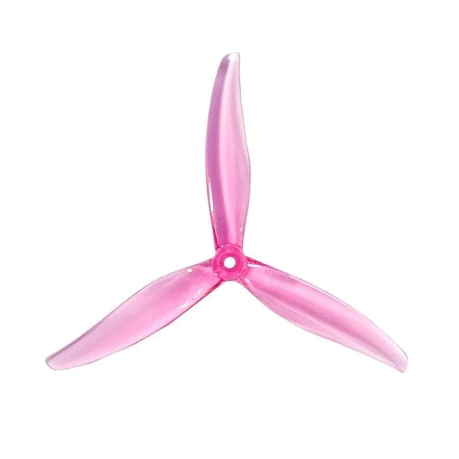 GEMFAN Prop Clear Pink Gemfan Hurricane 7043 Durable Tri-Blade 7" Prop 4 Pack - Choose Your color