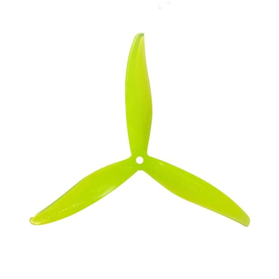 GEMFAN Prop Neon Yellow Gemfan Hurricane 7043 Durable Tri-Blade 7" Prop 4 Pack - Choose Your color