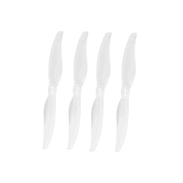 GEMFAN Prop Milk White Gemfan Long Range 5126-2 Durable Bi-Blade 5" Prop 4 Pack 1.5mm T-Mount - Choose Your Color