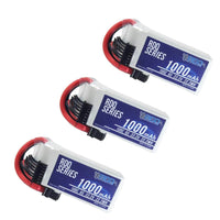 GNB Battery 3 PACK of RDQ Series 22.2V 6S 1000mAh 100C LiPo Battery - XT60