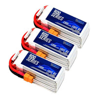 GNB Battery 3 PACK of RDQ Series 22.2V 6S 1300mAh 100C LiPo Battery - XT60