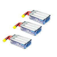 GNB Battery 3 PACK of RDQ Series 22.8V 6S 720mAh 100C LiHV Whoop/Micro Battery - XT30