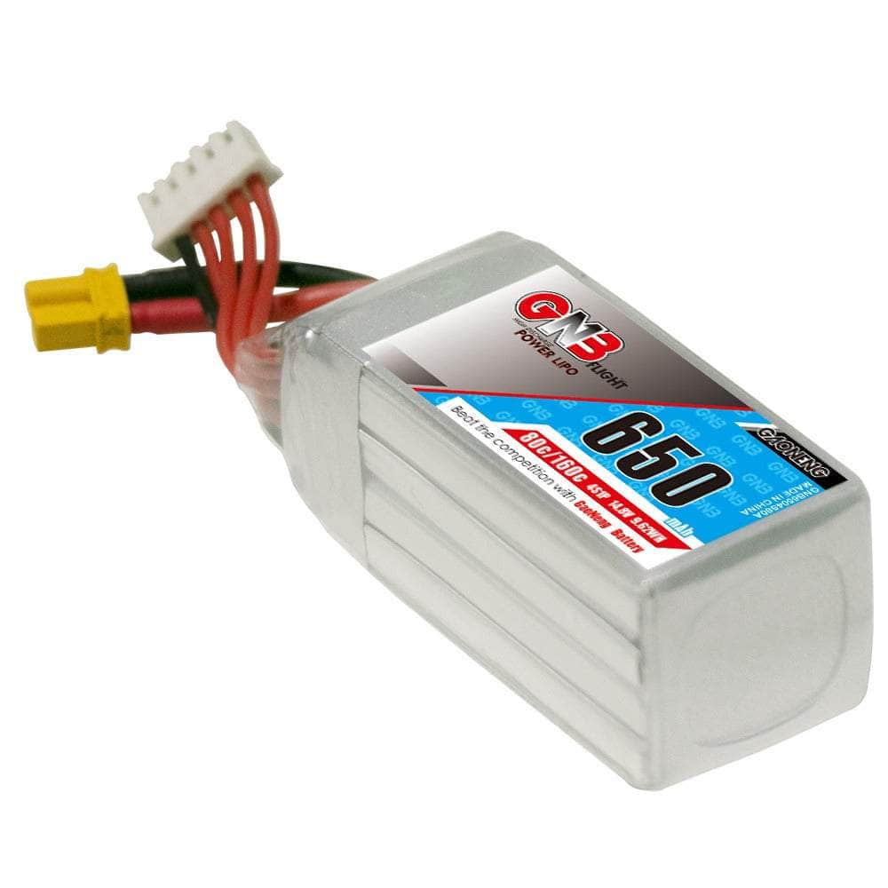 GNB Battery Gaoneng GNB 14.8V 4S 650mAh 80C LiPo Micro Battery (Square Type) - XT30