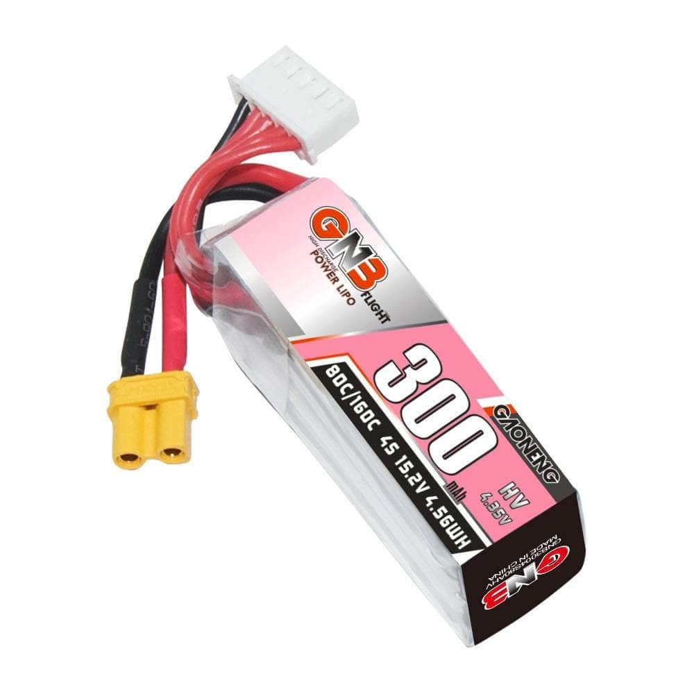 GNB Battery Gaoneng GNB 15.2V 4S 300mAh 80C LiHV Micro Battery - XT30