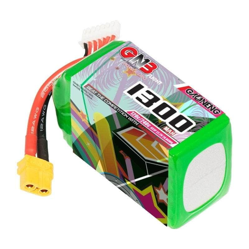 GNB Battery Gaoneng GNB 22.2V 6S 1300mAh 120C LiPo Battery - XT60