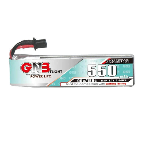 GNB Battery Gaoneng GNB 3.7V 1S 550mAh 90C LiPo Whoop/Micro Battery w/ Cabled - A30