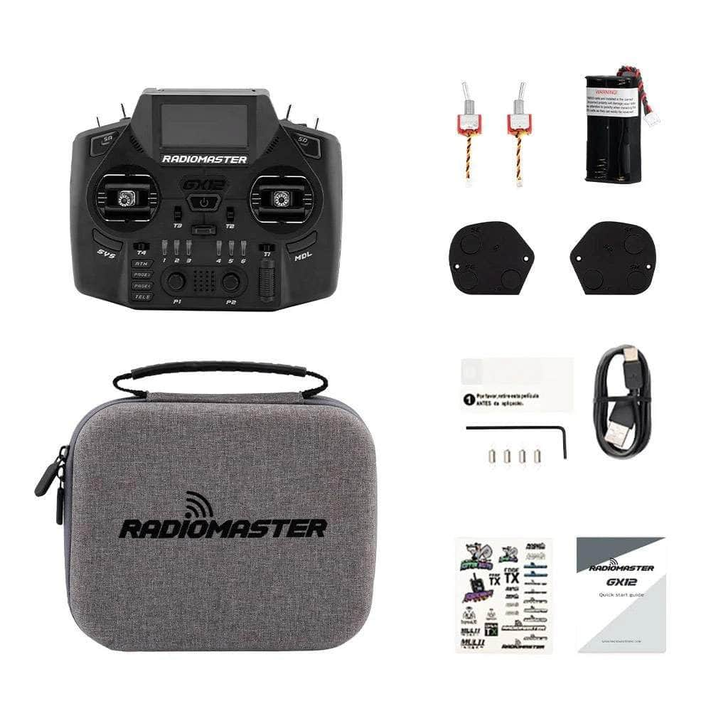 HOBBYPORTER RC TX (PRE-ORDER) Radiomaster GX12 Dual-Band Radio Controller