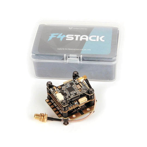 HOLYBRO Stack Holybro Kakute F4 HD V2.4 4-6S 30x30 Stack/Combo (F405 FC/ 50A F4 32bit 4in1 ESC & Atlatl HV V2 800mW VTX)